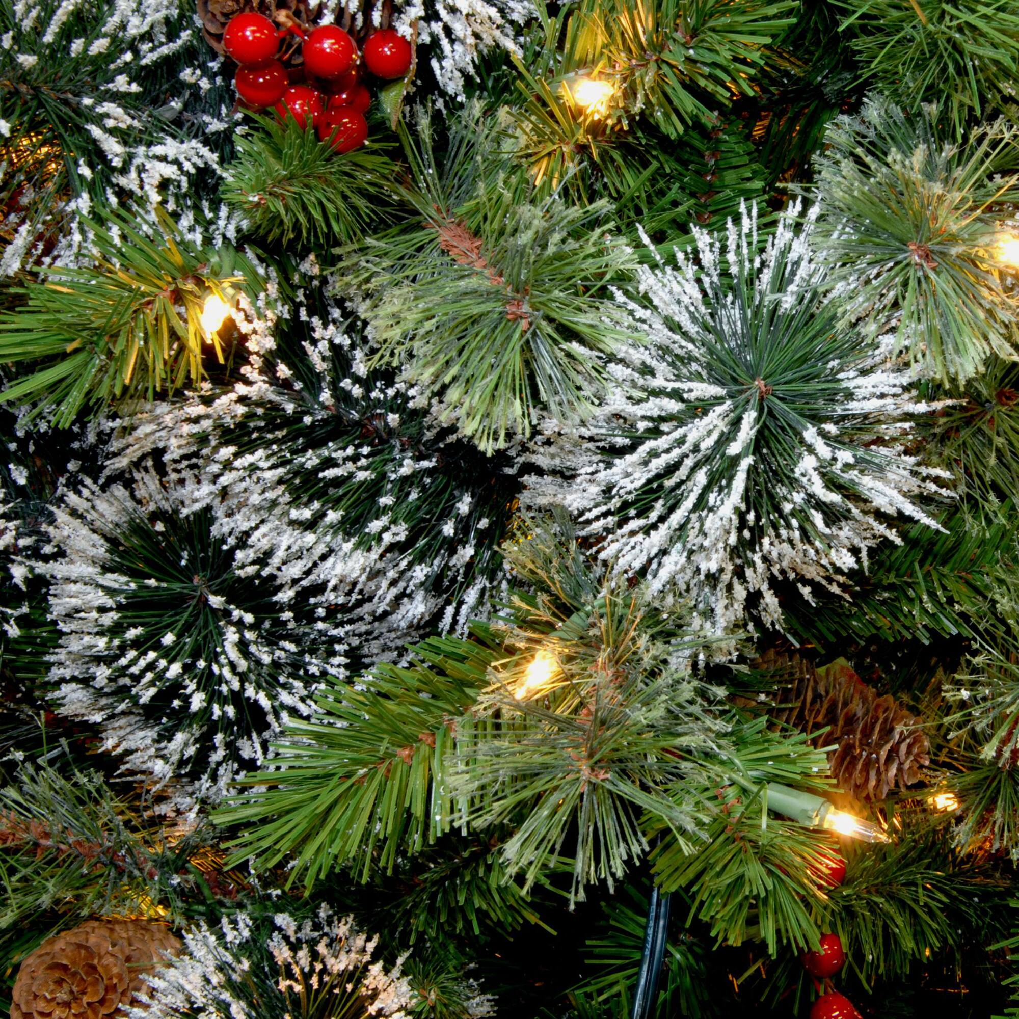 7.5ft. Pre-Lit Wintry Pine® Artificial Christmas Tree, Clear Lights
